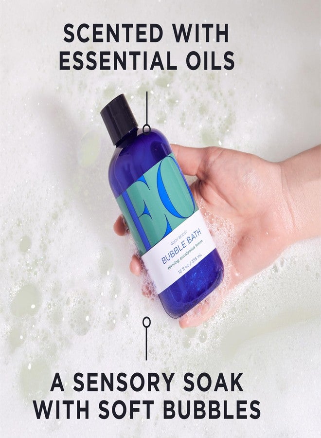 EO Bubble Bath, 12 Ounce (Pack of 1), Eucalyptus Lemon, Plant-Based, Botanical Extracts - Image 2